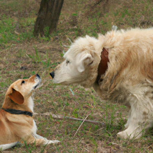 hund kaster op gult